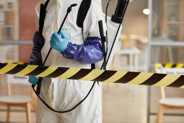 Professional Biohazard technician working in Ault, CO